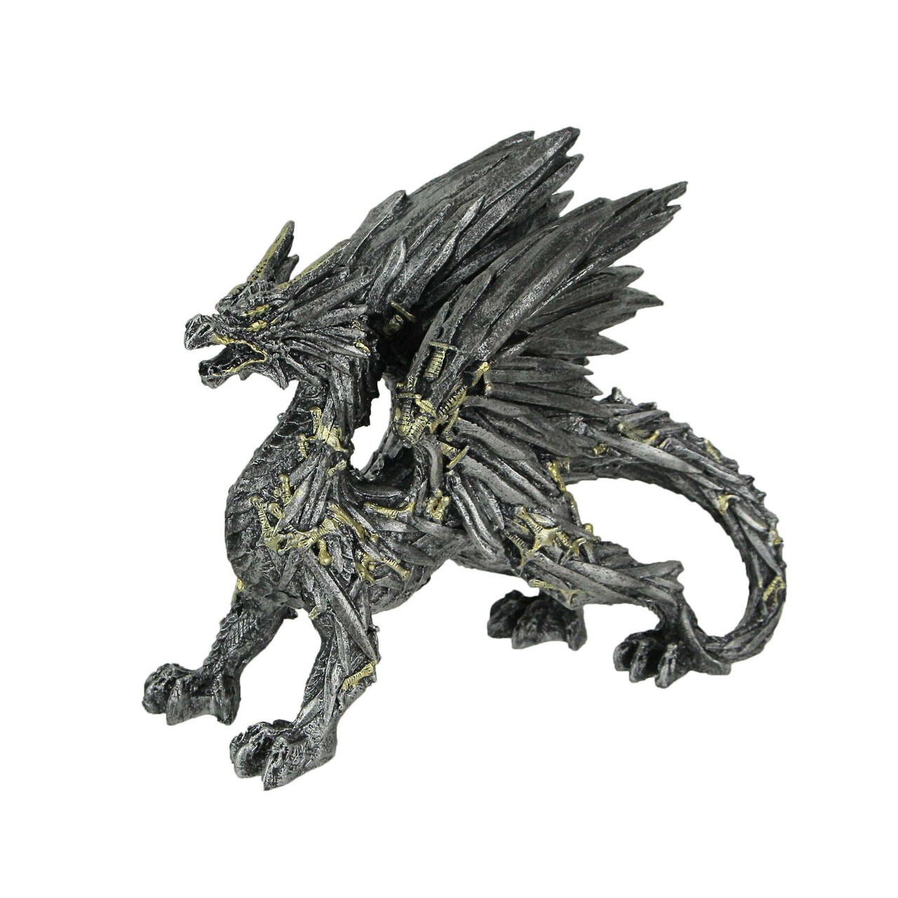 Dragon of Blades Decorative Fantasy Statue Home Decor Figurine Sword Sculpture